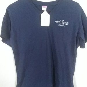NWT Girl Scouts San Diego Leader Navy Tee